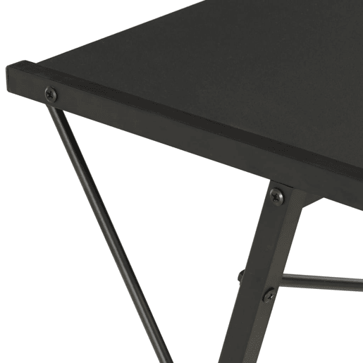 Secretária - Escrivaninha de computador com prateleira 116x50x93 cm preto
