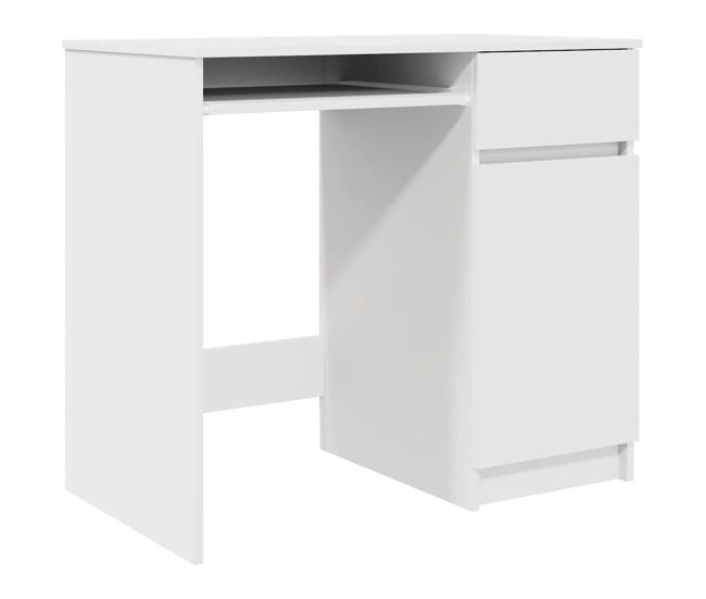 Escritorio - mesa de ordenador blanco 86x49x76 cm madera de ingeniería
