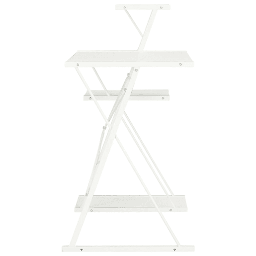 Secretária - Escrivaninha de computador com prateleira 116x50x93 cm branco