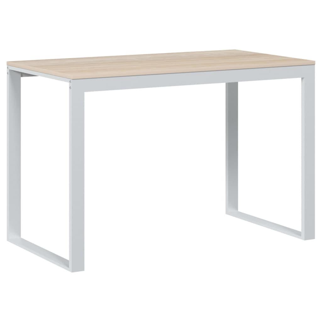 Escritorio - Mesa de Ordenador 110x60 Blanco/ Madera