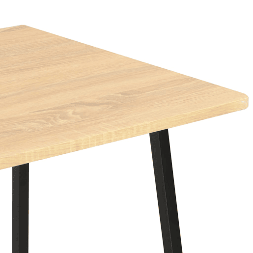 Secretária - Escrivaninha de computador c unidade prateleiras 102x50x117cm preto e carvalho