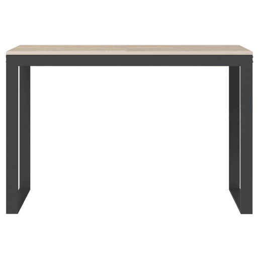 Secretária - Mesa de computador 110x60x73 cm contraplacado pretocarvalho Secretária - Mesa de computador 110x60x73 cm contraplacado pretocarvalho