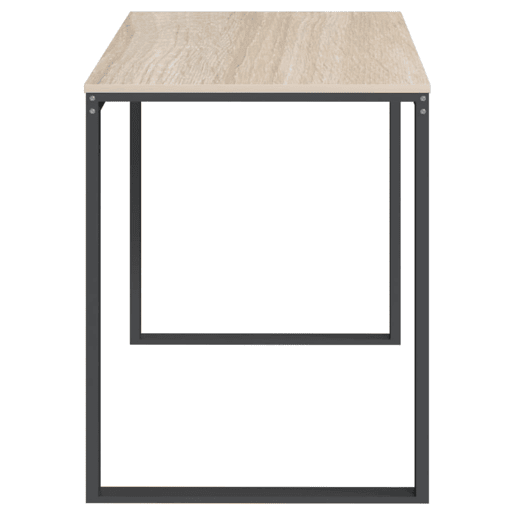 Secretária - Mesa de computador 110x60x73 cm contraplacado pretocarvalho Secretária - Mesa de computador 110x60x73 cm contraplacado pretocarvalho