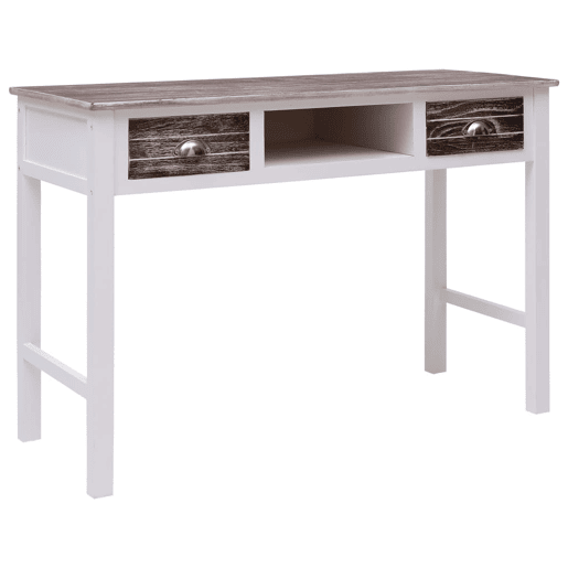 Secretária Escrivaninha de computador - 110x45x76 cm madeira castanho