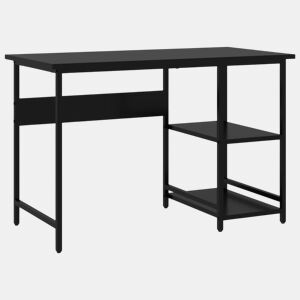 Secretária - Escrivaninha de computador 105x55x72 cm MDF e metal preto