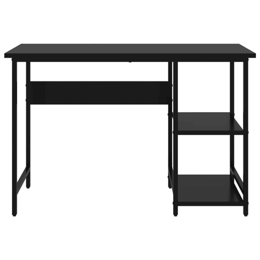 Secretária - Escrivaninha de computador 105x55x72 cm MDF e metal preto