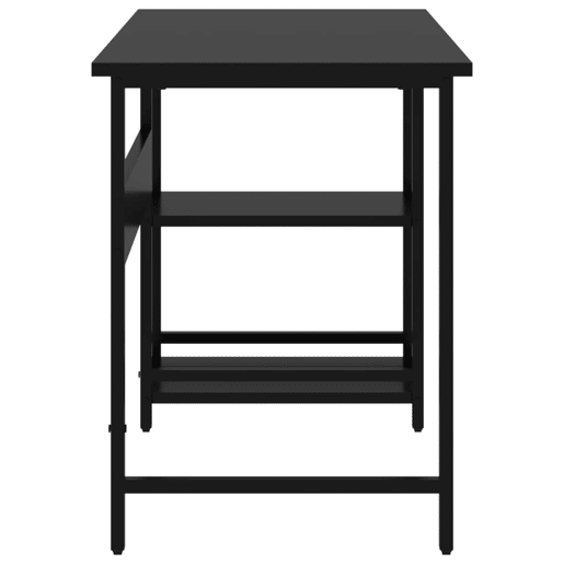 Secretária - Escrivaninha de computador 105x55x72 cm MDF e metal preto