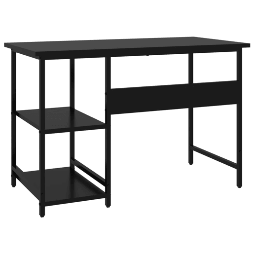 Secretária - Escrivaninha de computador 105x55x72 cm MDF e metal preto