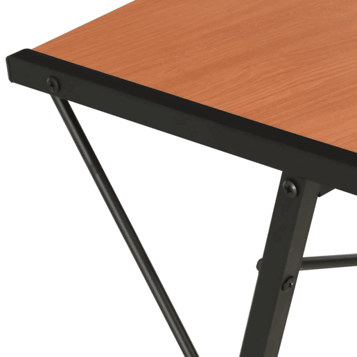 Secretária - Escrivaninha de computador com prateleira 116x50x93 cm preto e castanho