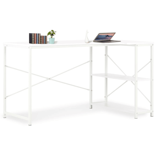 Secretária - Escrivaninha de computador 120x72x70 cm branco