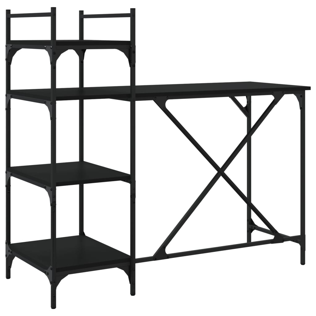 Escritorio - Mesa de Ordenador 120x47 Negro