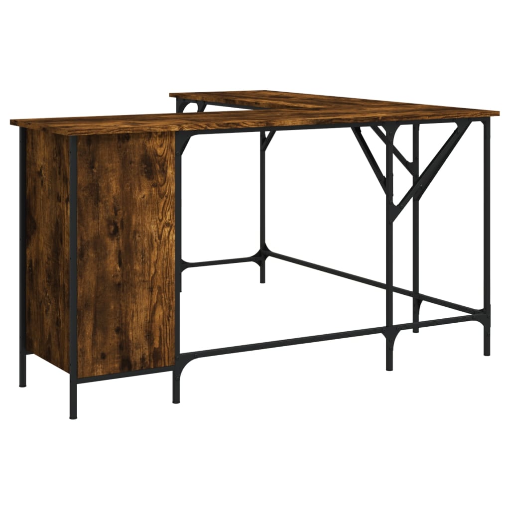 Escritorio - Mesa de Ordenador 141x141 Marrón