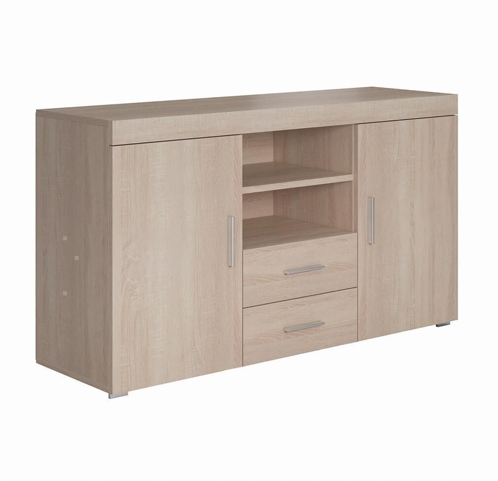 Aparador Salón comedor 2 puertas 2 cajones Roque 140 Madera Clara