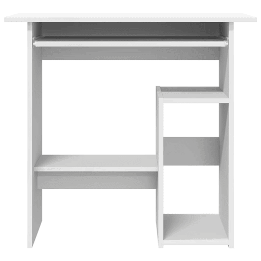 Secretária Escrivaninha de computador - 80x45x74 cm derivados de madeira branco