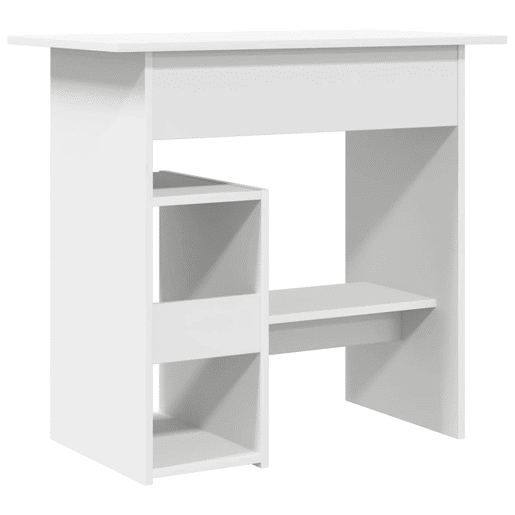 Secretária Escrivaninha de computador - 80x45x74 cm derivados de madeira branco