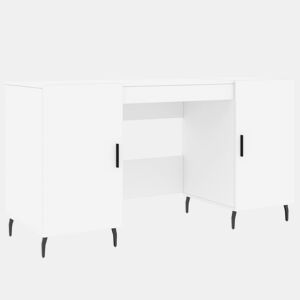 Secretária Escrivaninha de computador - 140x50x75 cm derivados de madeira branco