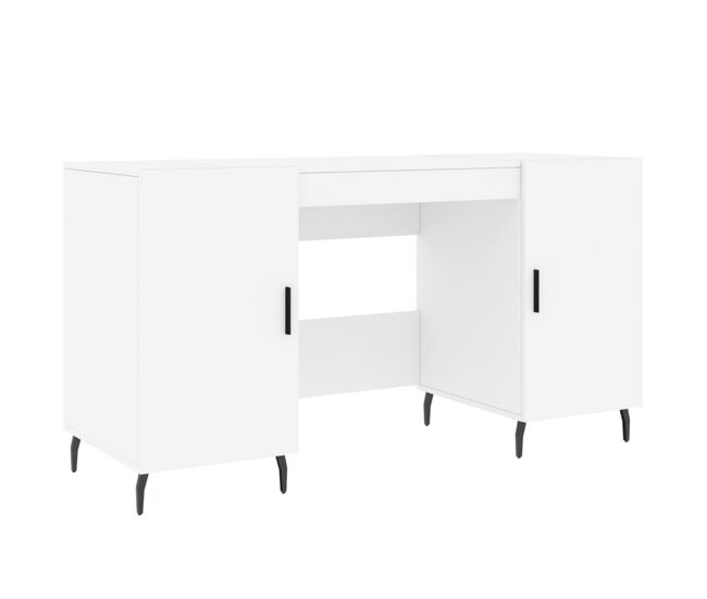 Escritorio - mesa de ordenador madera de ingeniería blanco 140x50x75 cm