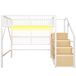Cama alta para niños 145x255 Cama alta para niños 145x255 Blanco