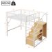 Cama alta para niños 145x255 Cama alta para niños 145x255 Blanco