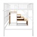 Cama alta para niños 145x255 Cama alta para niños 145x255 Blanco