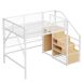 Cama alta para niños 145x255 Cama alta para niños 145x255 Blanco