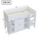 Cama alta para niños 95x205 Cama alta para niños 95x205 Blanco