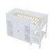 Cama alta para niños 95x205 Cama alta para niños 95x205 Blanco