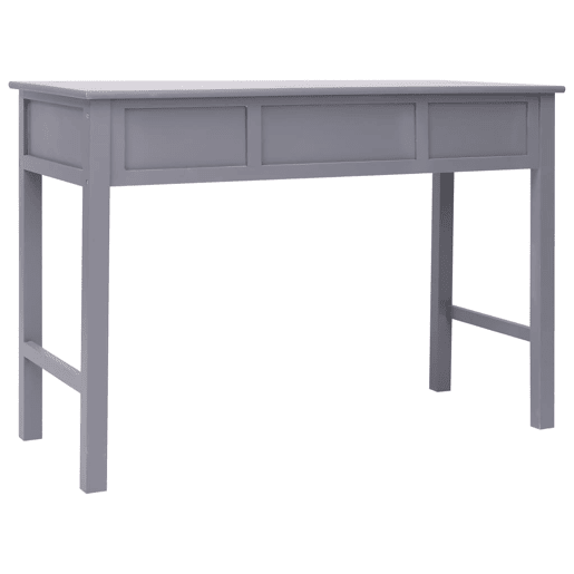 Secretária Escrivaninha de computador - 110x45x76 cm madeira cinzento