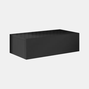 Pack 2 Mesas de cabeceira Quarto de dormir Preto 46x34x15 1 gaveta Europa Muebles Bonitos