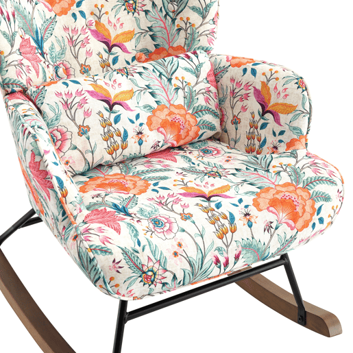 Mexante de luxo em terço premium com estrutura metálica e patas de madeira maciça: conforto ergonômico para o dia-a-dia.