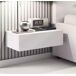 Mesita de noche Dormitorio 1 cajón Europa Muebles Bonitos 46 Mesita de noche Dormitorio 1 cajón Europa Muebles Bonitos 46 Blanco