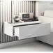 Mesita de noche Dormitorio 1 cajón Europa Muebles Bonitos 46 Mesita de noche Dormitorio 1 cajón Europa Muebles Bonitos 46 Blanco