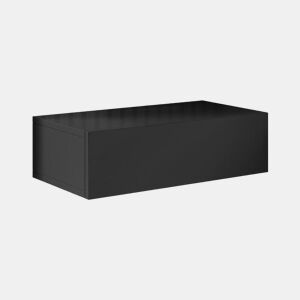 Mesa de cabeceira Quarto de dormir Preto 46x34x15 1 gaveta Europa Muebles Bonitos