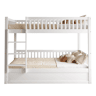 Cama beliche infantil 90*200 cm - Sistema hidráulico de arrumação, resistente e duradouro - Branco