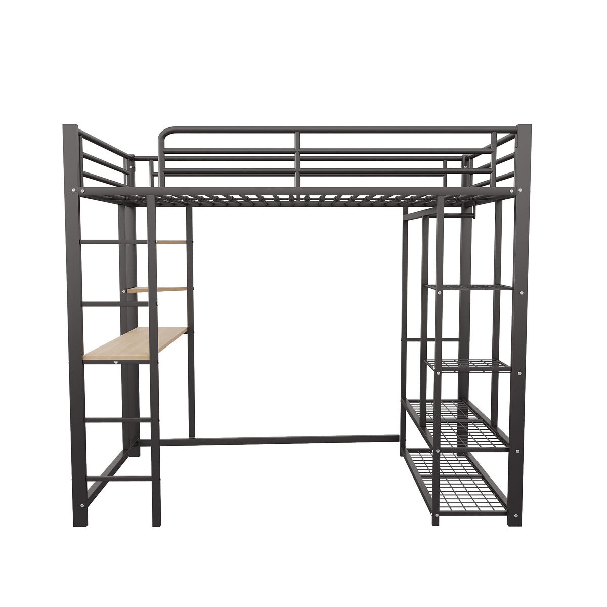 Cama alta para niños 95x204