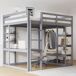 Cama alta para niños 148x205 Cama alta para niños 148x205 Gris