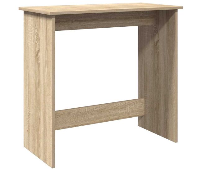 Escritorio - mesa de ordenador madera contrachapada color roble sonoma 80x40x75 cm