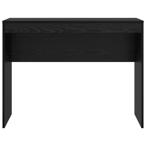 Secretária Escrivaninha de computador - Carvalho preto 100 x 40 x 76 cm Madeira processada