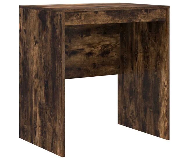 Escritorio - mesa de ordenador roble ahumado 70 x 50 x 76 cm madera contrachapada