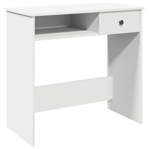 Secretária Escrivaninha de computador - 80x40x75 cm derivados de madeira branco