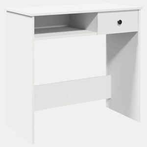 Secretária Escrivaninha de computador - 80x40x75 cm derivados de madeira branco