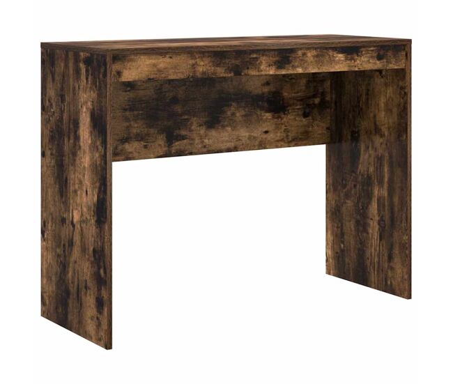 Escritorio - mesa de ordenador roble ahumado 100 x 40 x 76 cm madera contrachapada