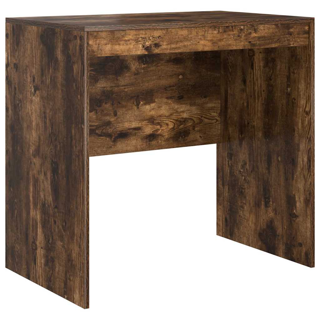 Escritorio - mesa de ordenador roble ahumado 80 x 50 x 76 cm madera contrachapada
