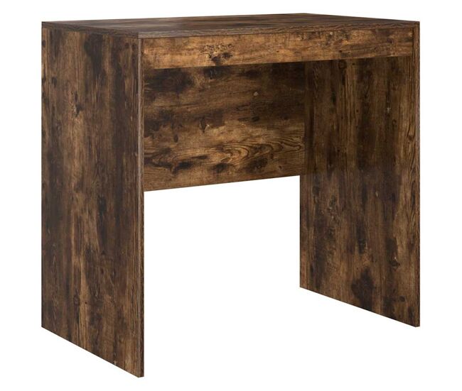 Escritorio - mesa de ordenador roble ahumado 80 x 50 x 76 cm madera contrachapada