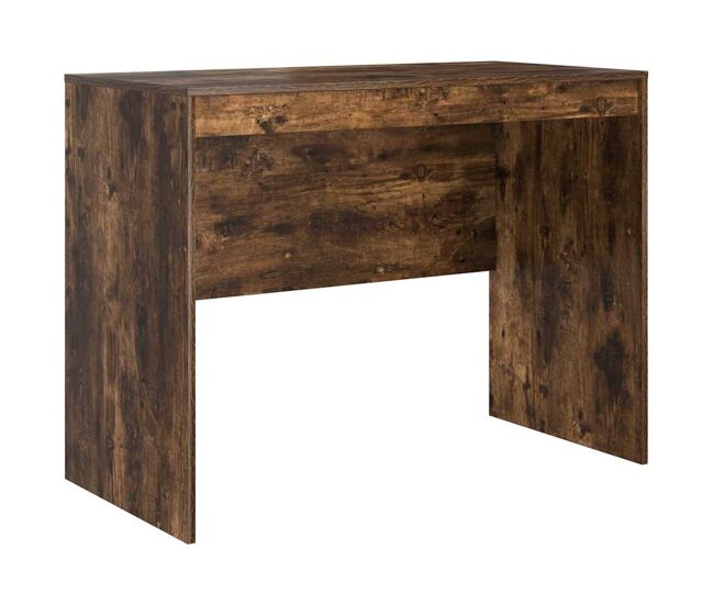 Escritorio - mesa de ordenador roble ahumado 100 x 50 x 76 cm madera contrachapada