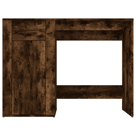 Secretária Escrivaninha de computador - 100x49x75 cm derivados madeira cor carvalho fumado