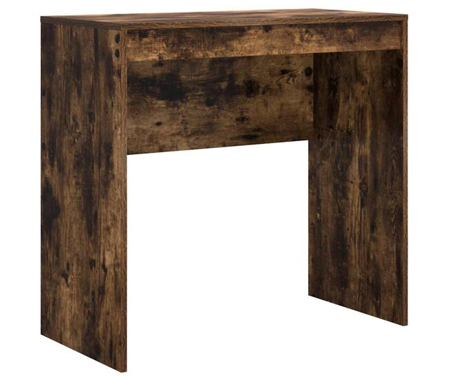 Escritorio - mesa de ordenador roble ahumado 80 x 40 x 76 cm madera contrachapada