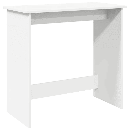 Secretária Escrivaninha de computador - 80x40x75 cm derivados de madeira branco