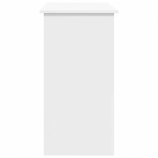 Secretária Escrivaninha de computador - 80x40x75 cm derivados de madeira branco