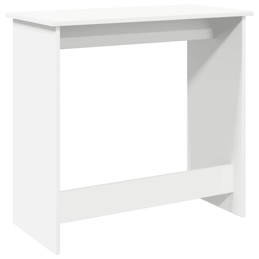Secretária Escrivaninha de computador - 80x40x75 cm derivados de madeira branco